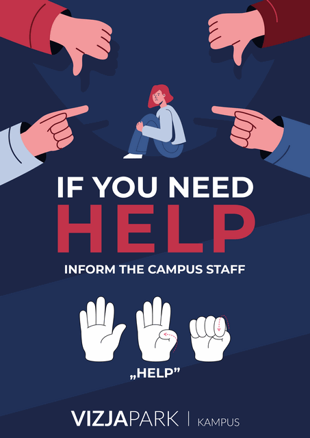 If you need help inform the campus staff